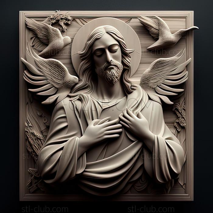 3D model st jesus (STL)